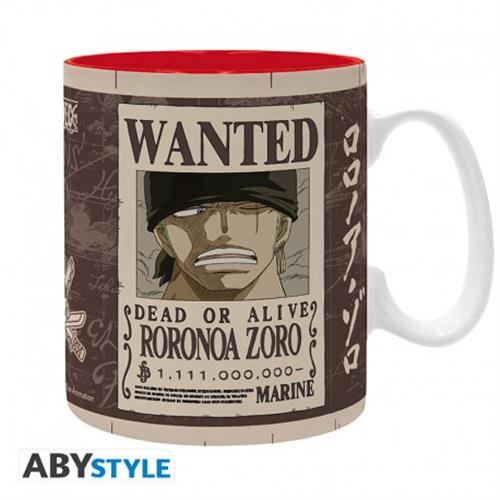 ABYMUGA582 - ONE PIECE - TAZZA 460ML - WANTED ZORO