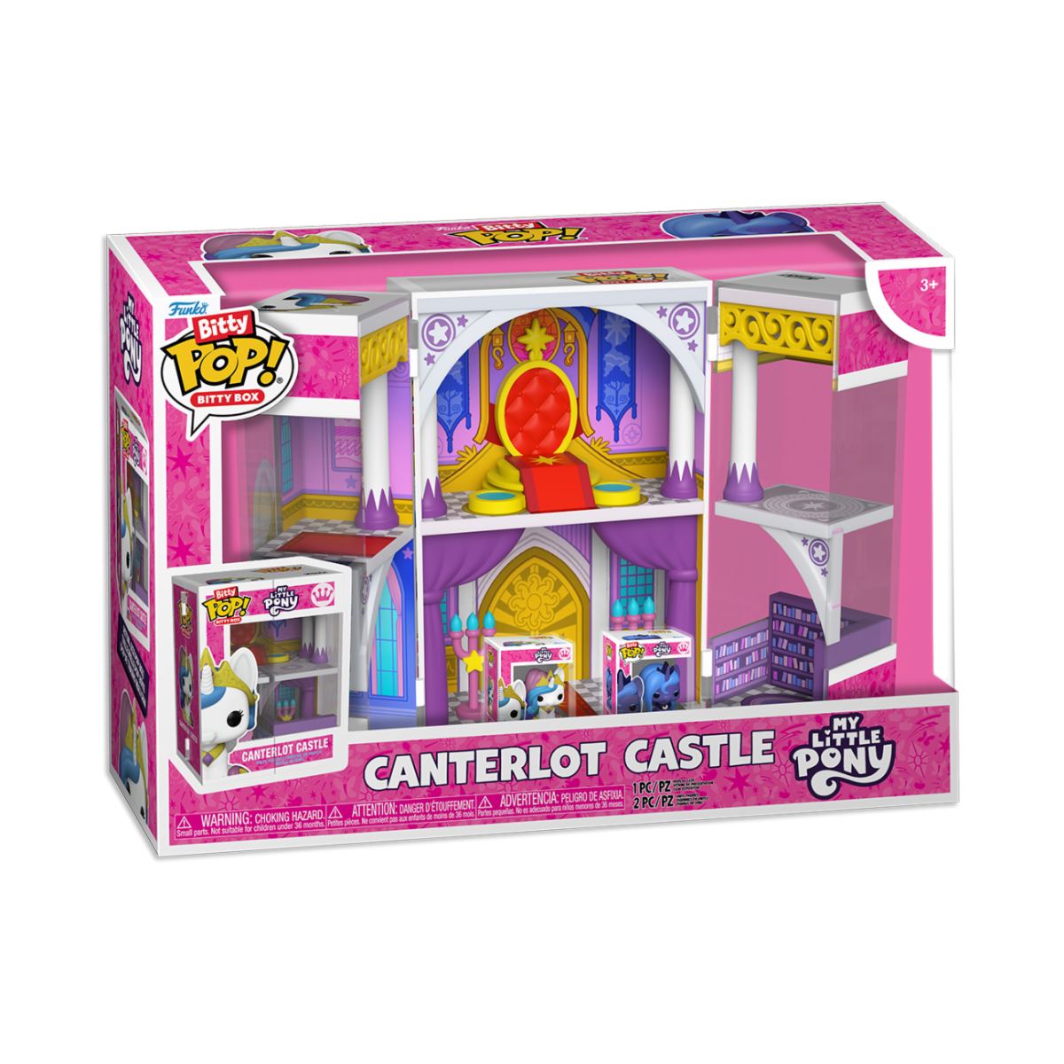 89585 - MY LITTLE PONY - POP FUNKO BITTY BOXES VINYL FIGURE - CANTERLOT CASTLE