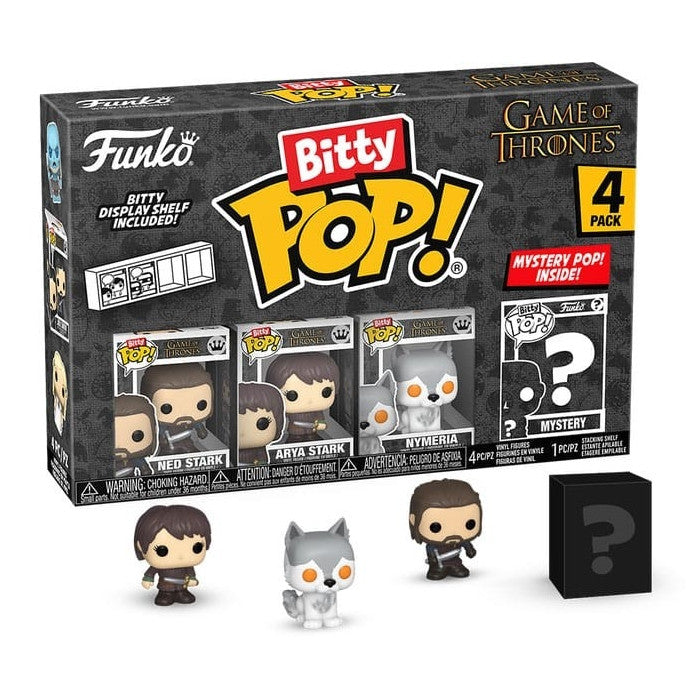 83649 - GAMES OF THRONES - FUNKO BITTY POP VINYL FIGURE - NED STARK (4PK)
