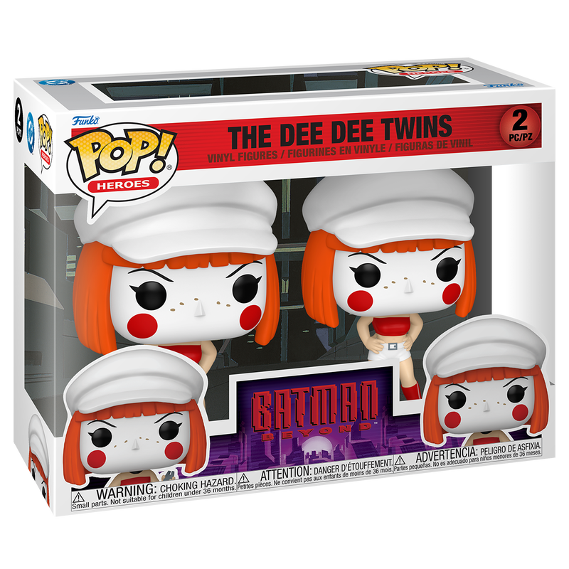 DC COMICS: BATMAN BEYOND - POP FUNKO VINYL FIGURE 2-PACK - THE DEE DEE TWINS 9CM