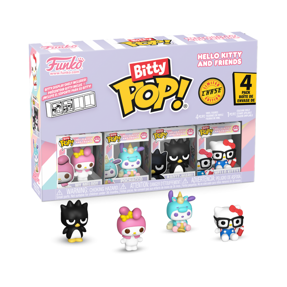 85716 - SANRIO - POP FUNKO BITTY VINYL FIGURE - MY MELODY (4PK)