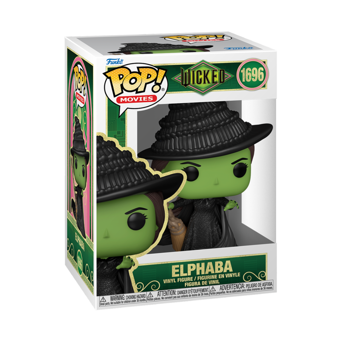 WICKED - POP FUNKO VINYL FIGURE 1696 ELPHABA 9CM