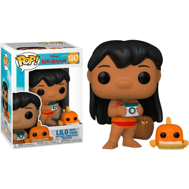 DISNEY: LILO & STITCH - POP FUNKO VINYL FIGURE 1047 LILO W/ PUDGE 9CM