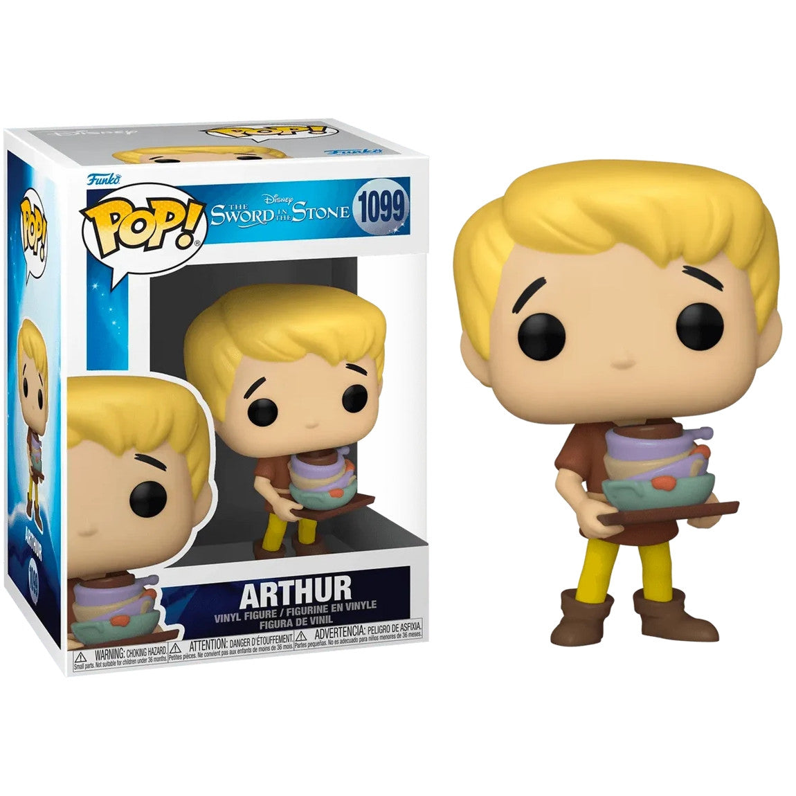 DISNEY - LA SPADA NELLA ROCCIA - POP FUNKO VINYL FIGURE 1099 ARTHUR 9CM