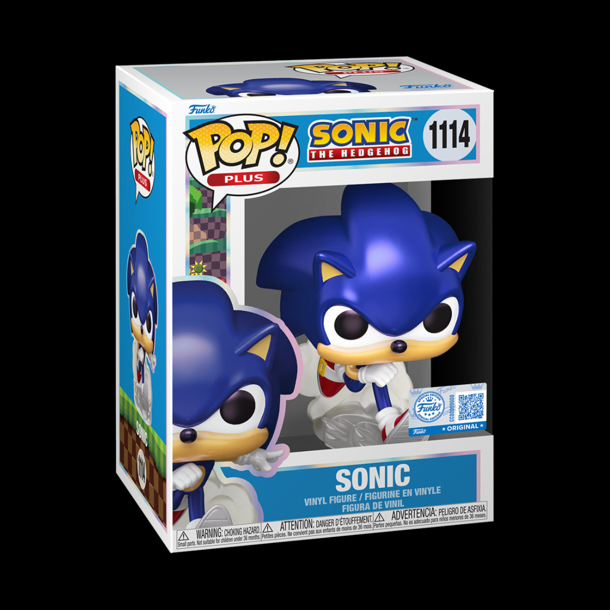 SONIC THE HEDGEHOG - POP FUNKO VINYL FIGURE 1114 SONIC (PRL) 9CM