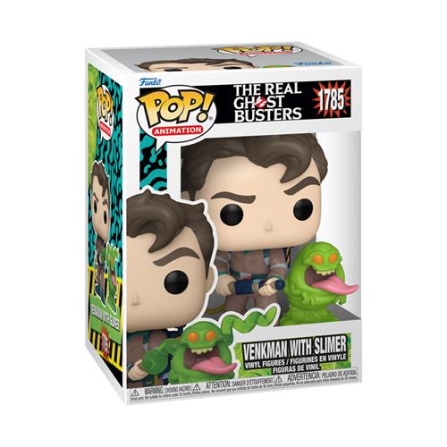 THE REAL GHOSTBUSTERS - POP FUNKO VINYL FIGURE 1785 VENKMAN W/SLIMER 9CM