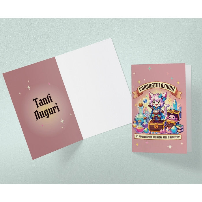 BIGLIETTO AUGURI - BA26 - CONGRATULAZIONI