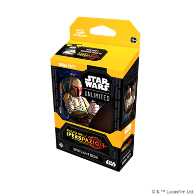 STARLIGHT DECK - STAR WARS UNLIMITED - SALTO NELL'IPERSPAZIO - BOBA FETT - ITA
