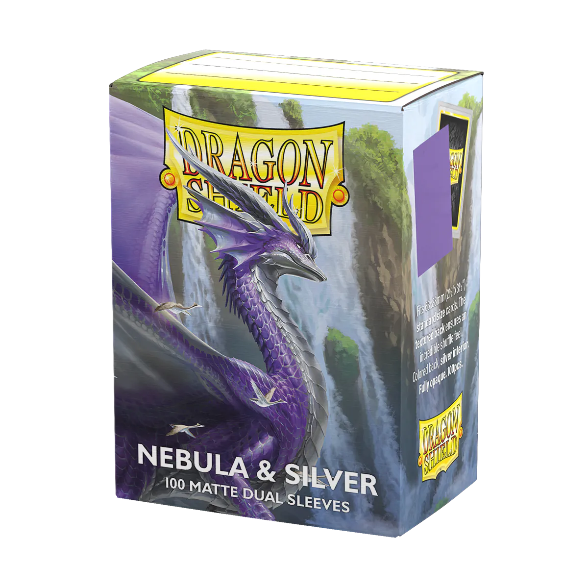 AT-15075 - 100 BUSTINE STANDARD - MATTE DUAL SLEEVES - NEBULA & SILVER