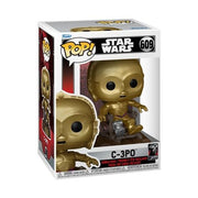 STAR WARS: RETURN OF THE JEDI 40TH ANNIVERSARY - POP FUNKO VINYL FIGURE 609 C3P0 IN CHAIR 9CM