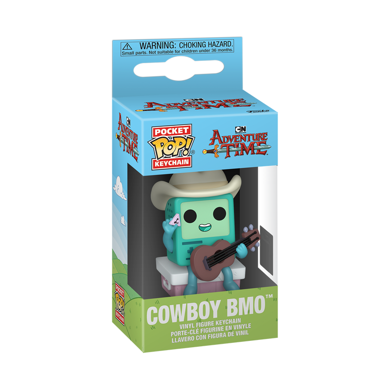 ADVENTURE TIME S4 - POP KEYCHAIN - COWBOY BMO (WITH GUITAR) 4CM