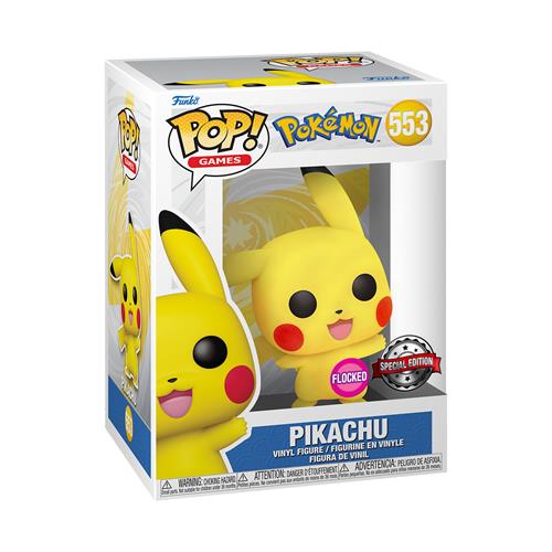 POKEMON - POP FUNKO VINYL FIGURE 553 PIKACHU (WAVING) (FL) 9CM GA EXCL