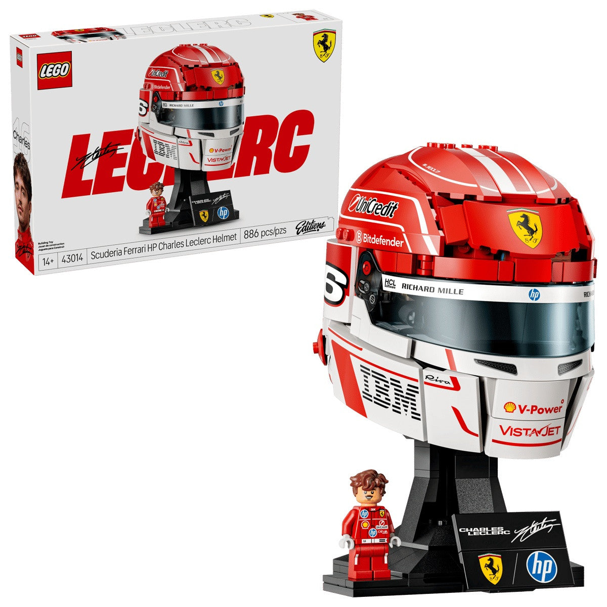 43014 - EDITIONS VEHICLES - CASCO DI CHARLES LECLERC SCUDERIA FERRARI HP