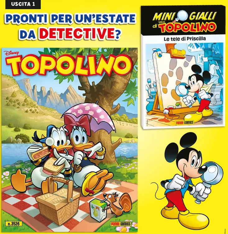 TOPOLINO 3526 + MINI GIALLI DI TOPOLINO 1