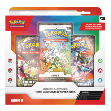 PK10395-I - POKEMON COLLEZIONE ILLUSTRAZIONE PRIMI COMPAGNI D'AVVENTURA SERIE 2 (IT)