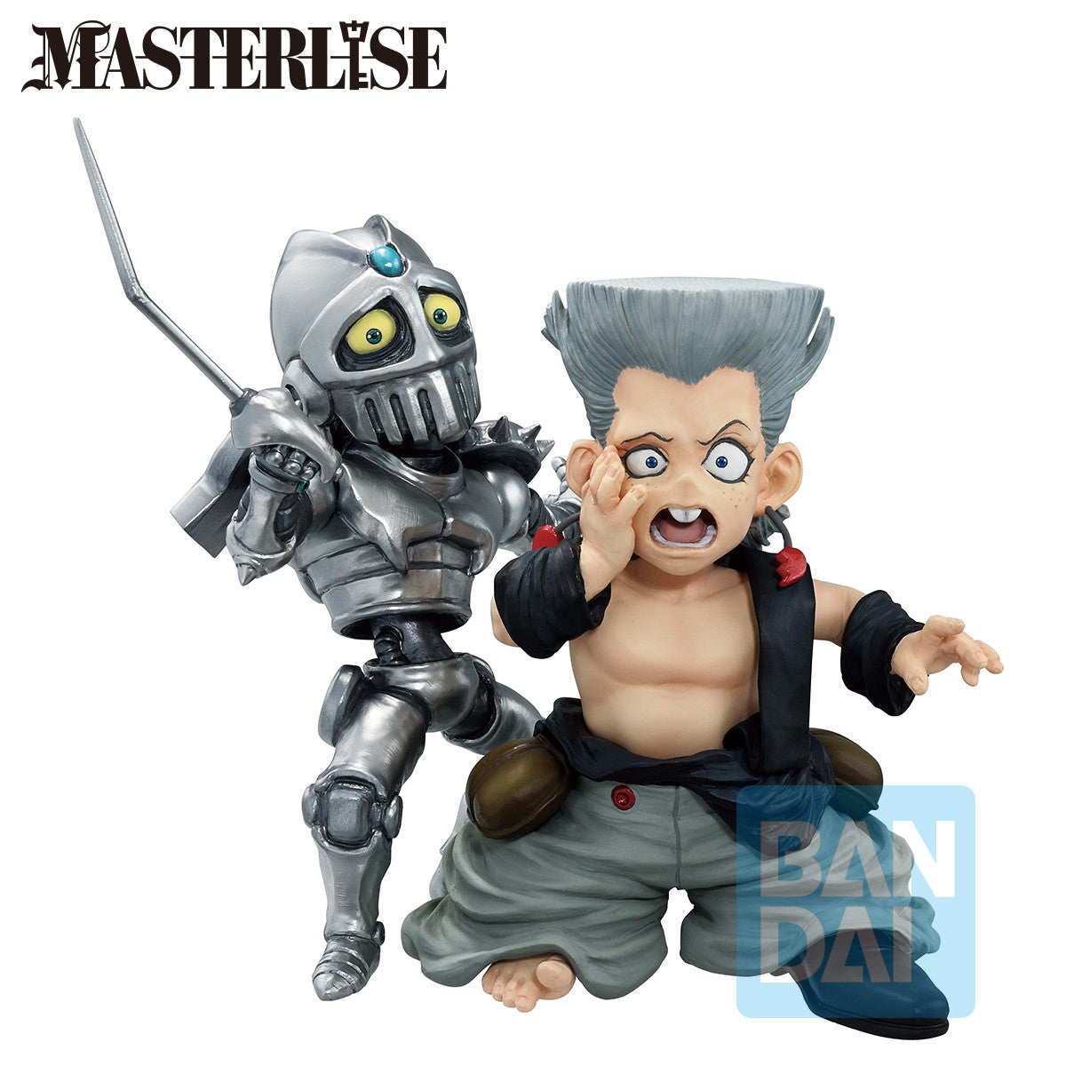 68930 - JOJO'S BIZARRE ADVENTURE:STARDUST CRUSADERS - ICHIBANSHO FIGURE FROM ICHIBANSHO STARDUST CRUSADERS STANDOM - KID POLNAREFF & KID CHARIOT - STATUA 8CM