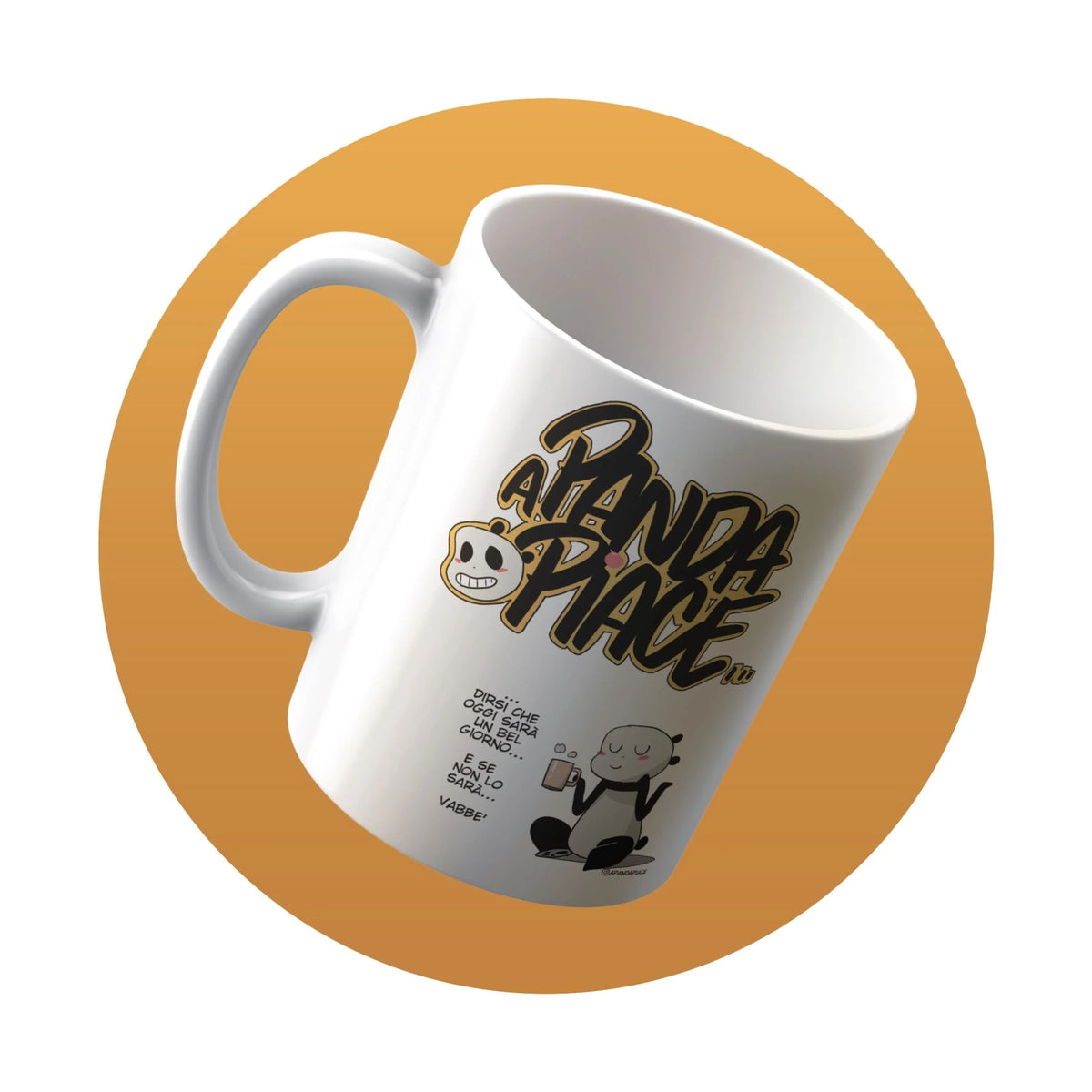 GIGACIAO - TAZZA - A PANDA PIACE BEL GIORNO