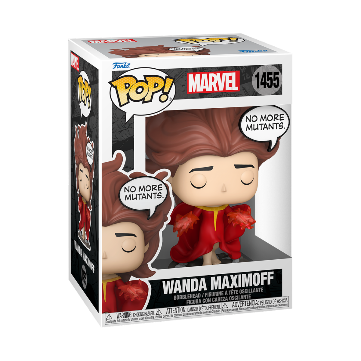 MARVEL - POP FUNKO VINYL FIGURE 1455 SCARLET WITCH (HOUSE OF M) 9CM