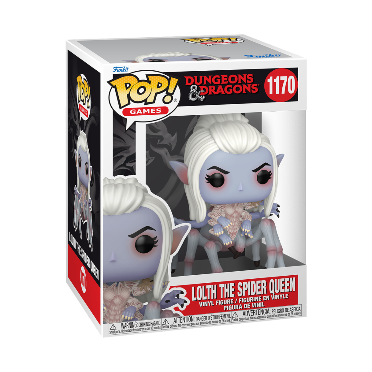 DUNGEONS & DRAGONS S3 - POP FUNKO PREMIUM VINYL FIGURE 1170 LOLTH THE SPIDER QUEEN 9CM