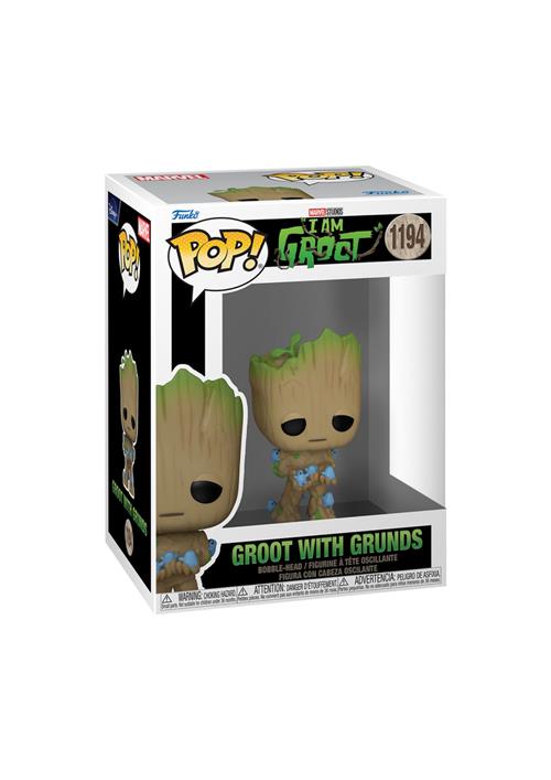 MARVEL: I AM GROOT - POP FUNKO VINYL FIGURE 1194 GROOT W/GROUNDS 9CM