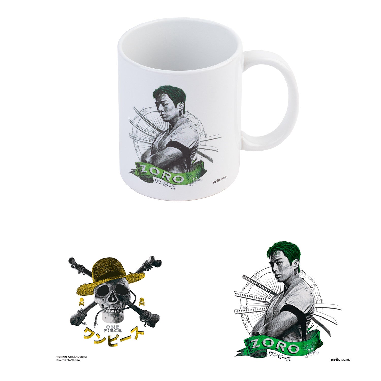 TAZ136 - TAZZA ONE PIECE NETFLIX - RORONOA ZORO