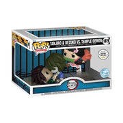 DEMON SLAYER - POP FUNKO MOMENT VINYL FIGURE 1419 TANJIRO & NEZUKO VS TEMPLE DEMON 9CM GA EXCL