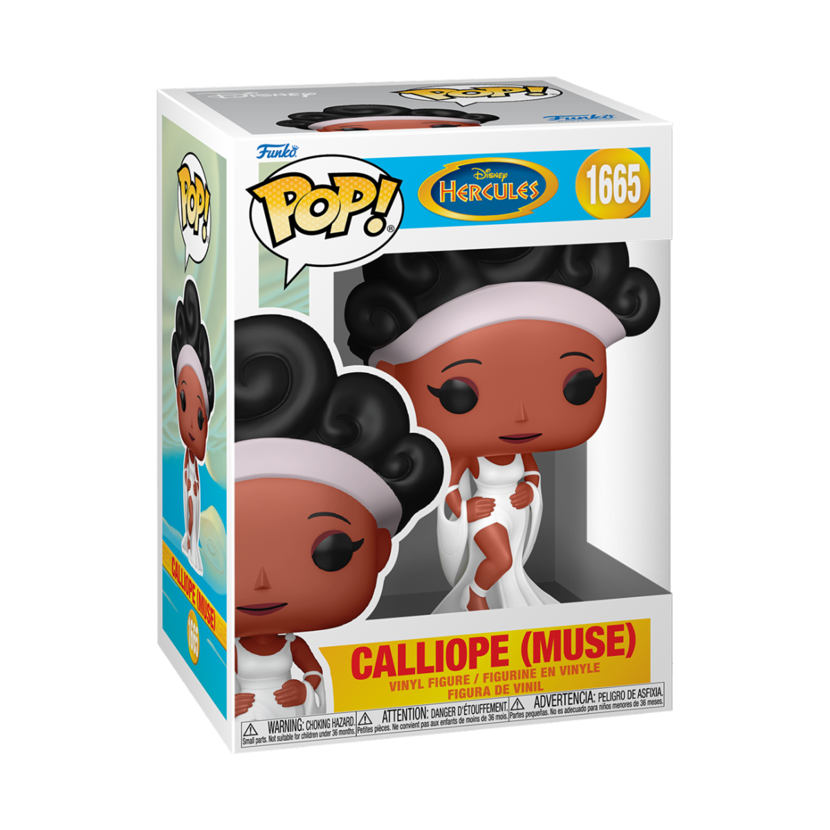 DISNEY - HERCULES 25TH ANNIVERSARY - POP FUNKO VINYL FIGURE 1665 CALLIOPE (MUSE) 9CM