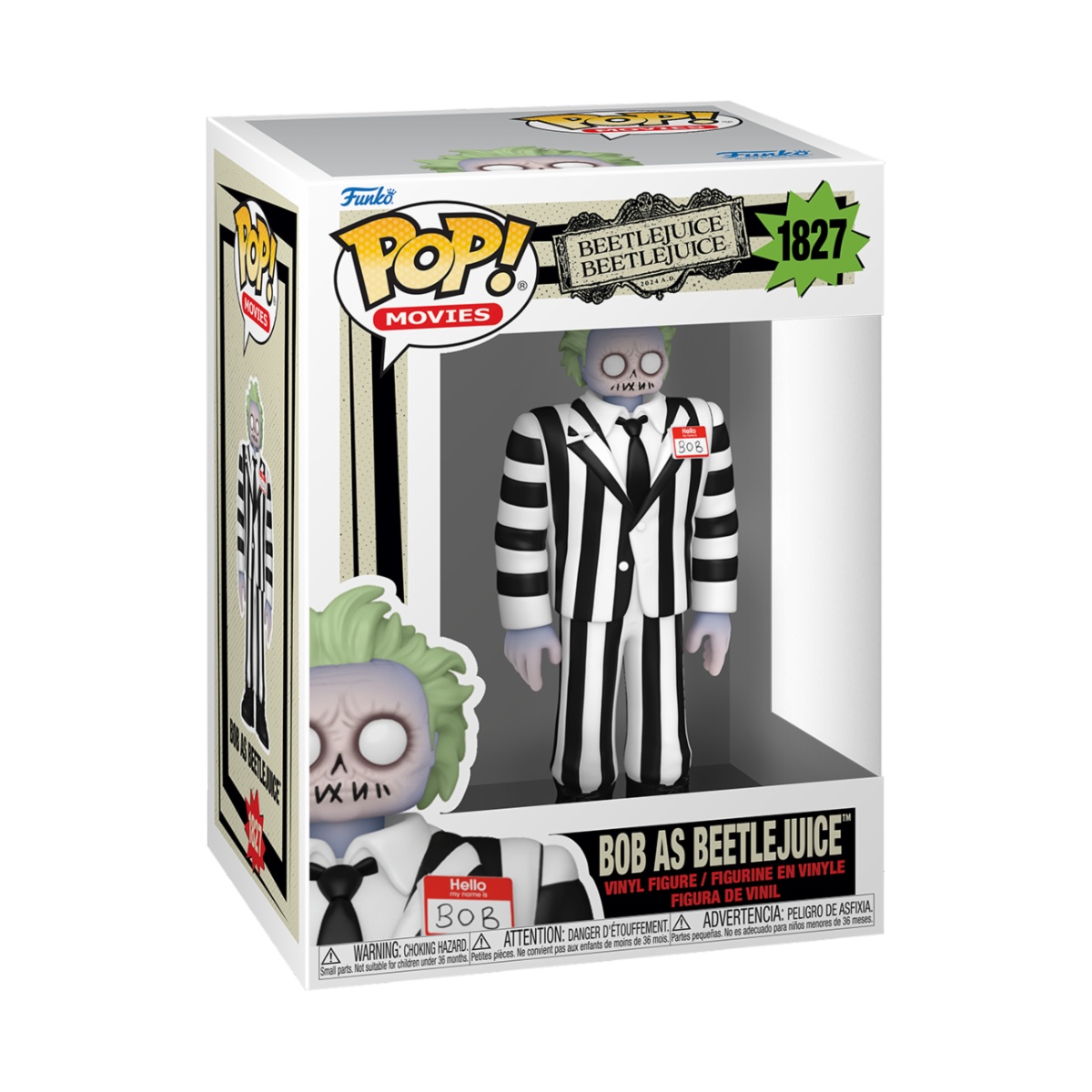 BEETLEJIUCE - POP FUNKO VINYL FIGURE 1827 BOB AS BEETLEJUICE 9CM