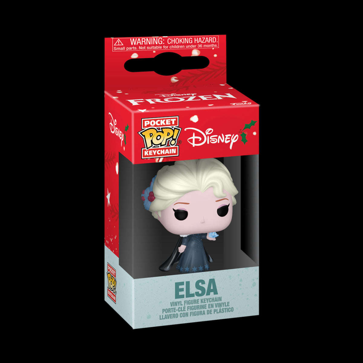 DISNEY: PRINCESS HOLIDAY - KEYCHAIN - ELSA 4CM