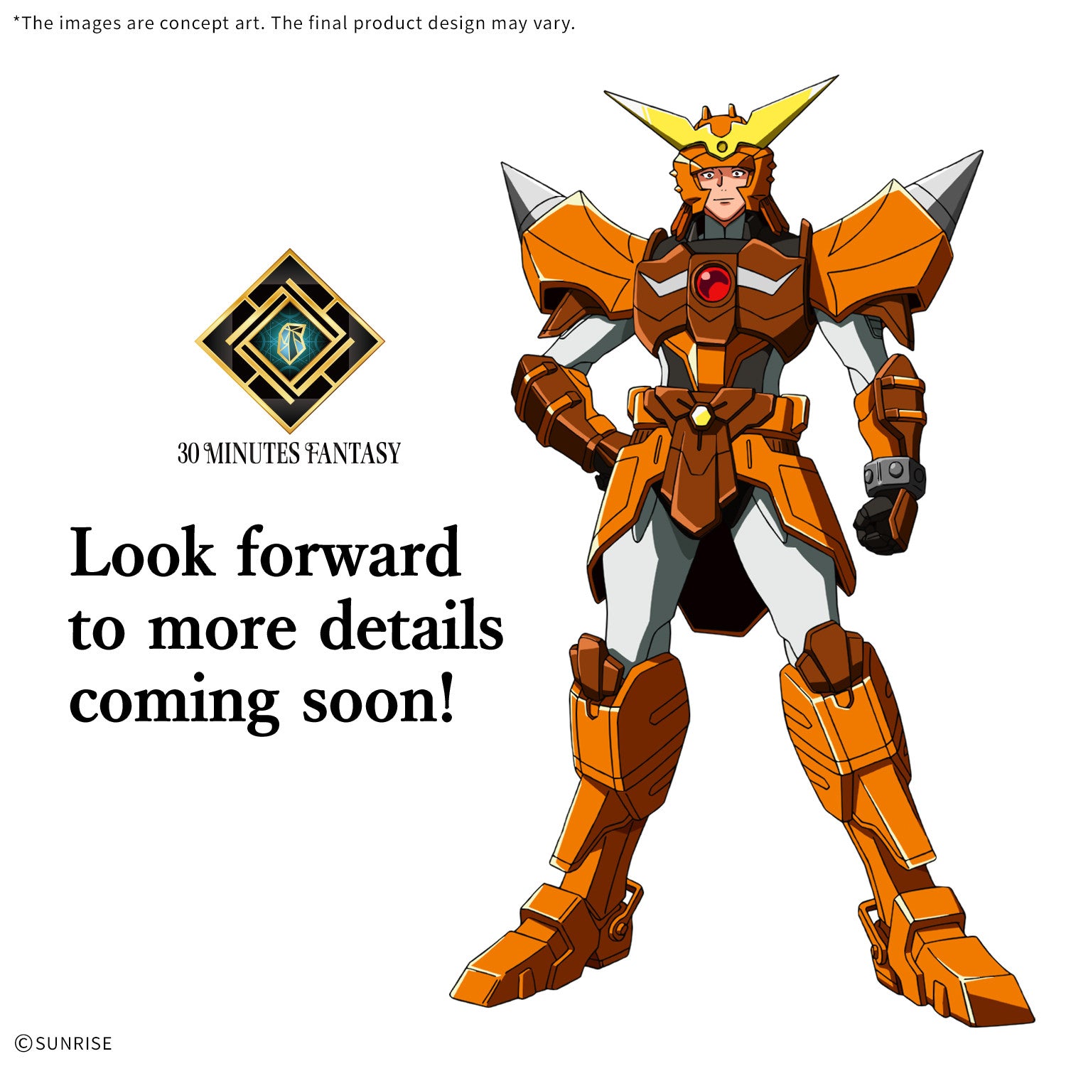 MK74310 - 30 MINUTES FANTASY - YOROI-SHINDEN SAMURAI TROOPERS - YAMATO OF THE WILDERNESS - MODEL KIT