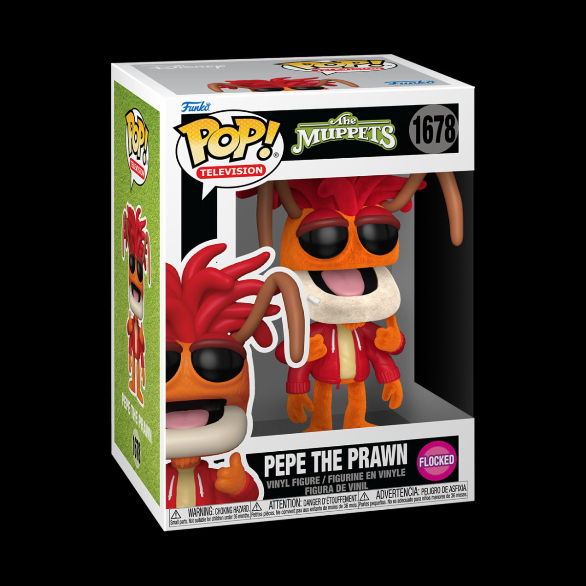 MUPPETS - POP FUNKO VINYL FIGURE 1678 PEPE THE PRAWN (FL) 9CM