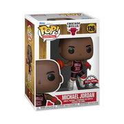 NBA - POP FUNKO VINYL FIGURE 126 MICHAEL JORDAN W/JORDANS (BLACK PINSTRIPE JERSEY) GA EXCL
