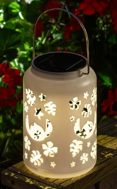 PP16164LSVN - STITCH - SOLAR PROJECTION LANTERN