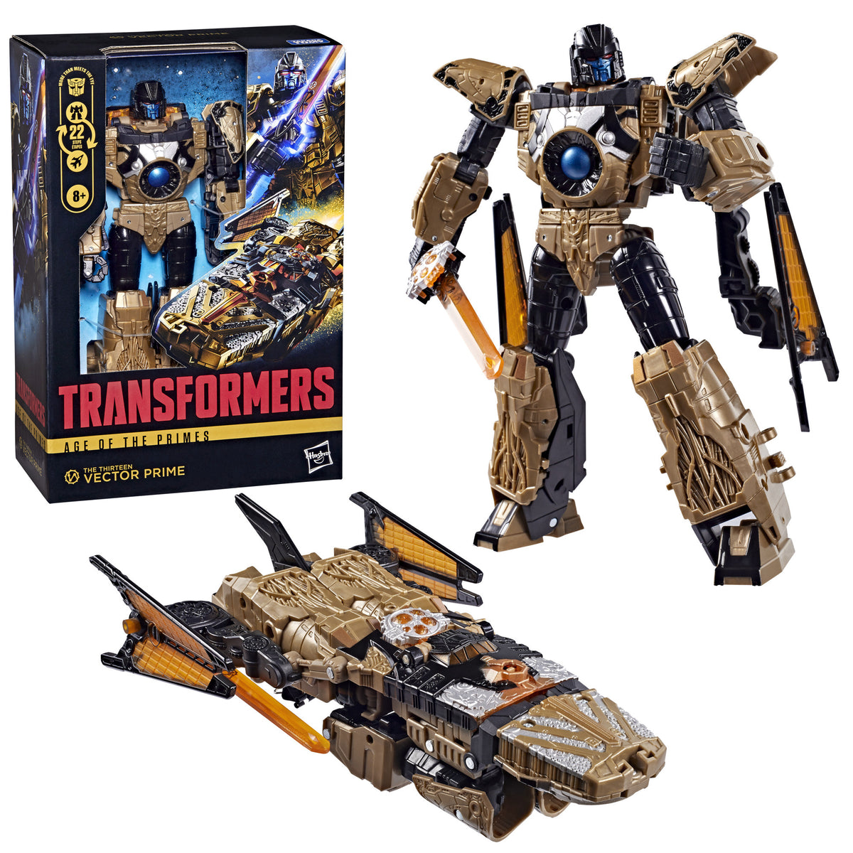 TRANSFORMERS - AGE OF THE PRIMES - VOYAGER CLASS - VECTOR PRIME DEI TREDICI - ACTION FIGURE 18CM