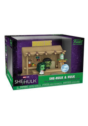 MARVEL: SHE-HULK - POP FUNKO MINI MOMENT - SHE-HULK & HULK - TIKI BAR SCENE