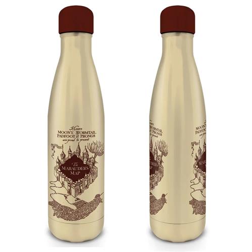 MDB27751 - HARRY POTTER - BOTTIGLIA IN METALLO 550ML - MARAUDERS MAP