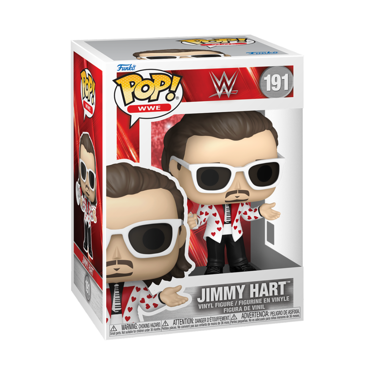 WWE - POP FUNKO VINYL FIGURE 191 JIMMY HART 9CM