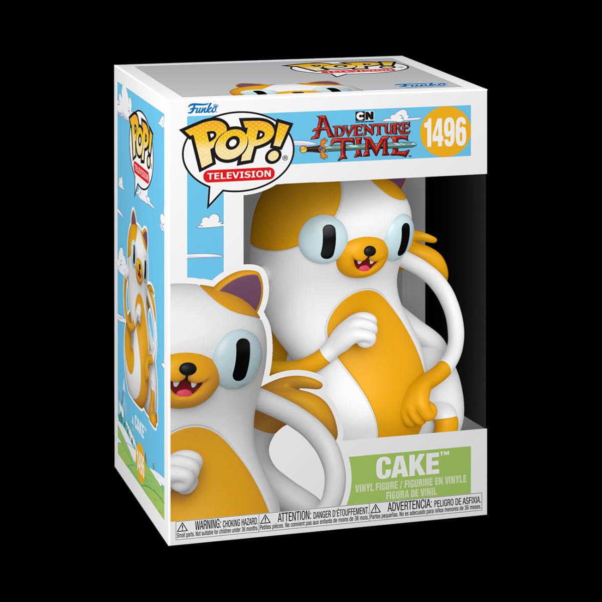 ADVENTURE TIME: FIONNA AND CAKE - POP FUNKO VINYL FIGURE 1496 CAKE 9CM