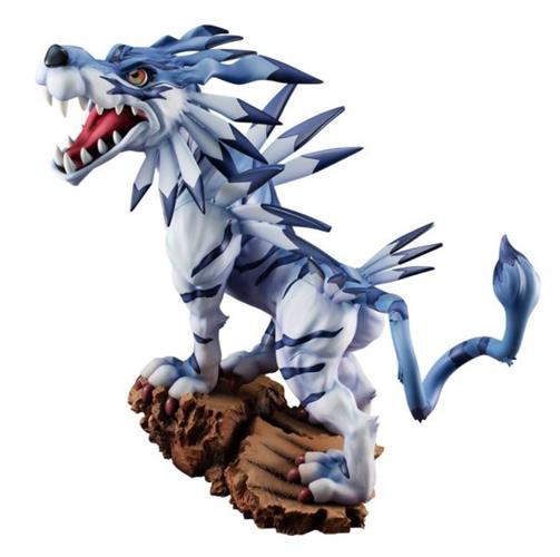 84092 - DIGIMON ADVENTURE - GEM STATUA - BATTLE GARURUMON - STATUA 28CM