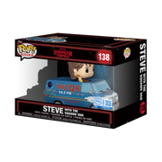 STRANGER THINGS - POP FUNKO RIDE DELUXE VINYL FIGURE 138 STEVE WITH THE SQUAWK VAN 15CM