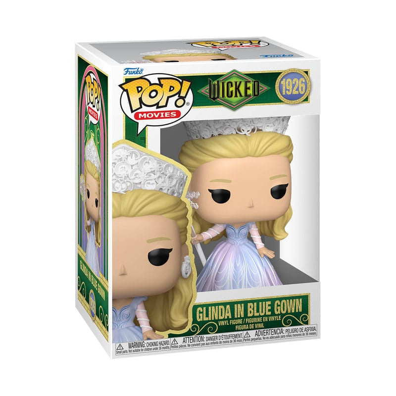 WICKED - POP FUNKO VINYL FIGURE 1926 GLINDA IN BLUE GOWN 9CM