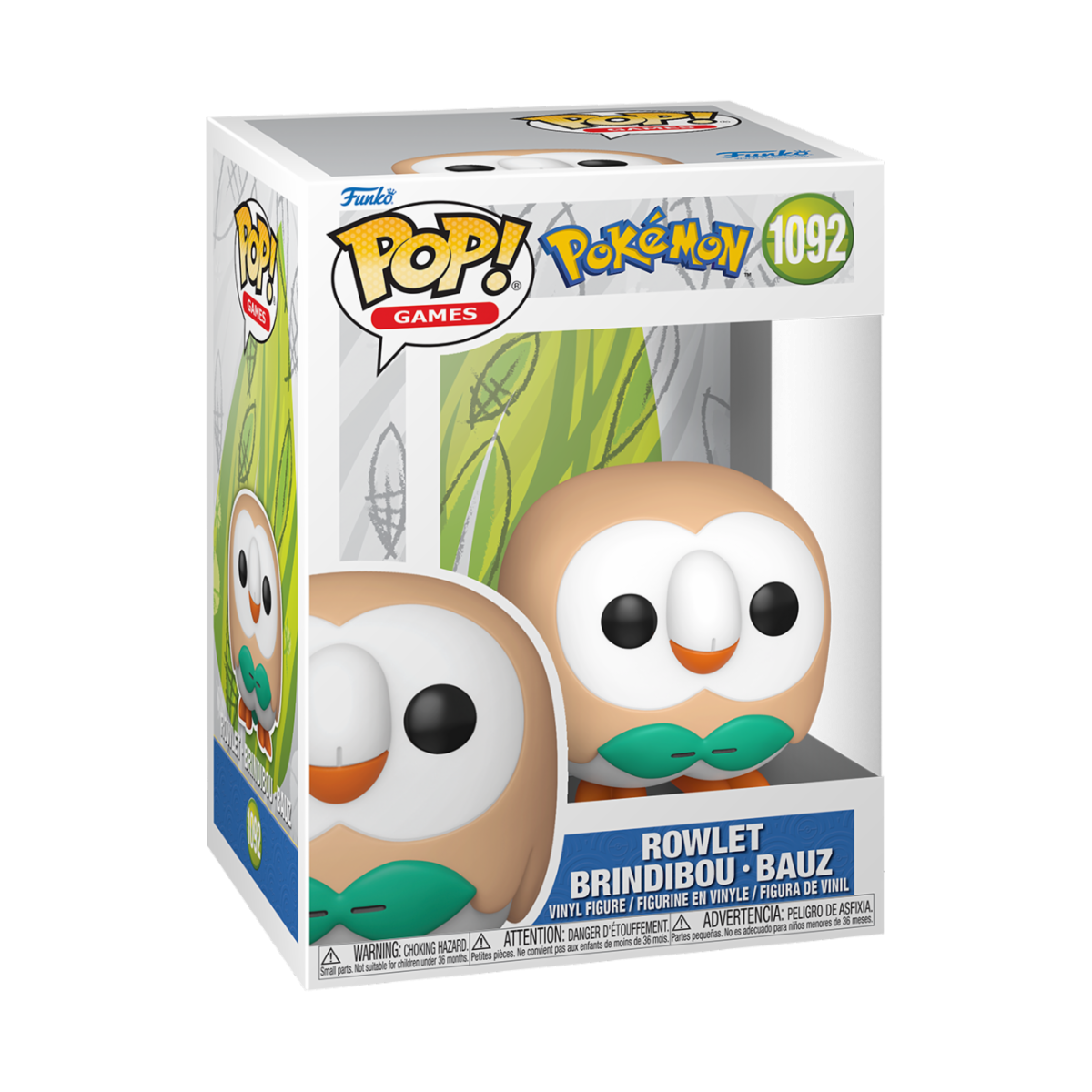 POKEMON - POP FUNKO VINYL FIGURE 1092 ROWLET 9CM