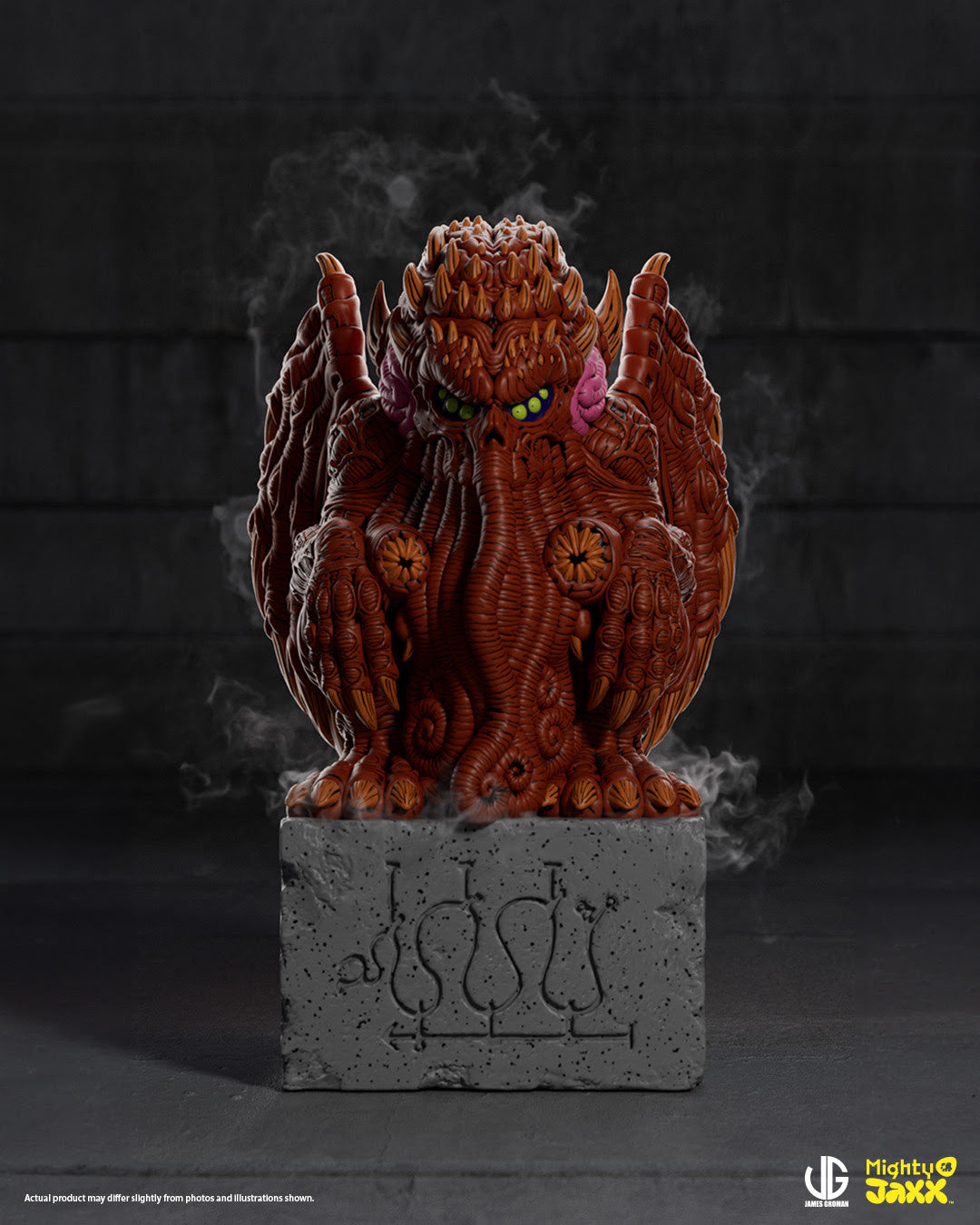 CTHULHU - CINDER RED BY JAMES GROMAN - STATUA 28CM