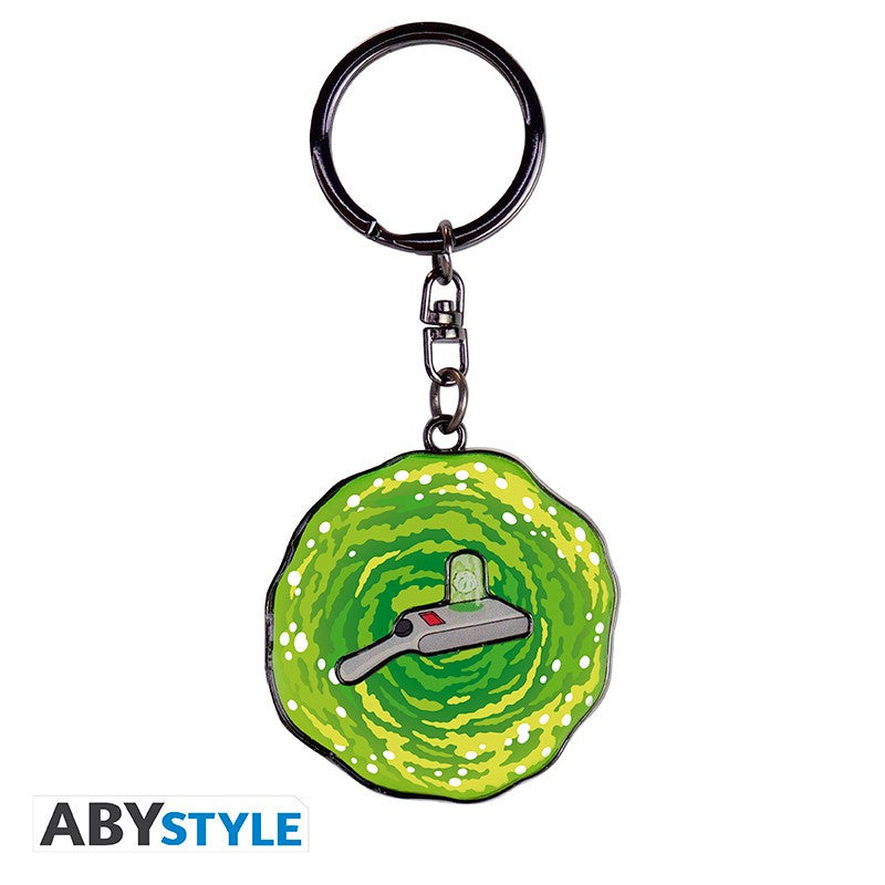 ABYKEY387 - RICK & MORTY - PORTACHIAVI - PORTAL GUN
