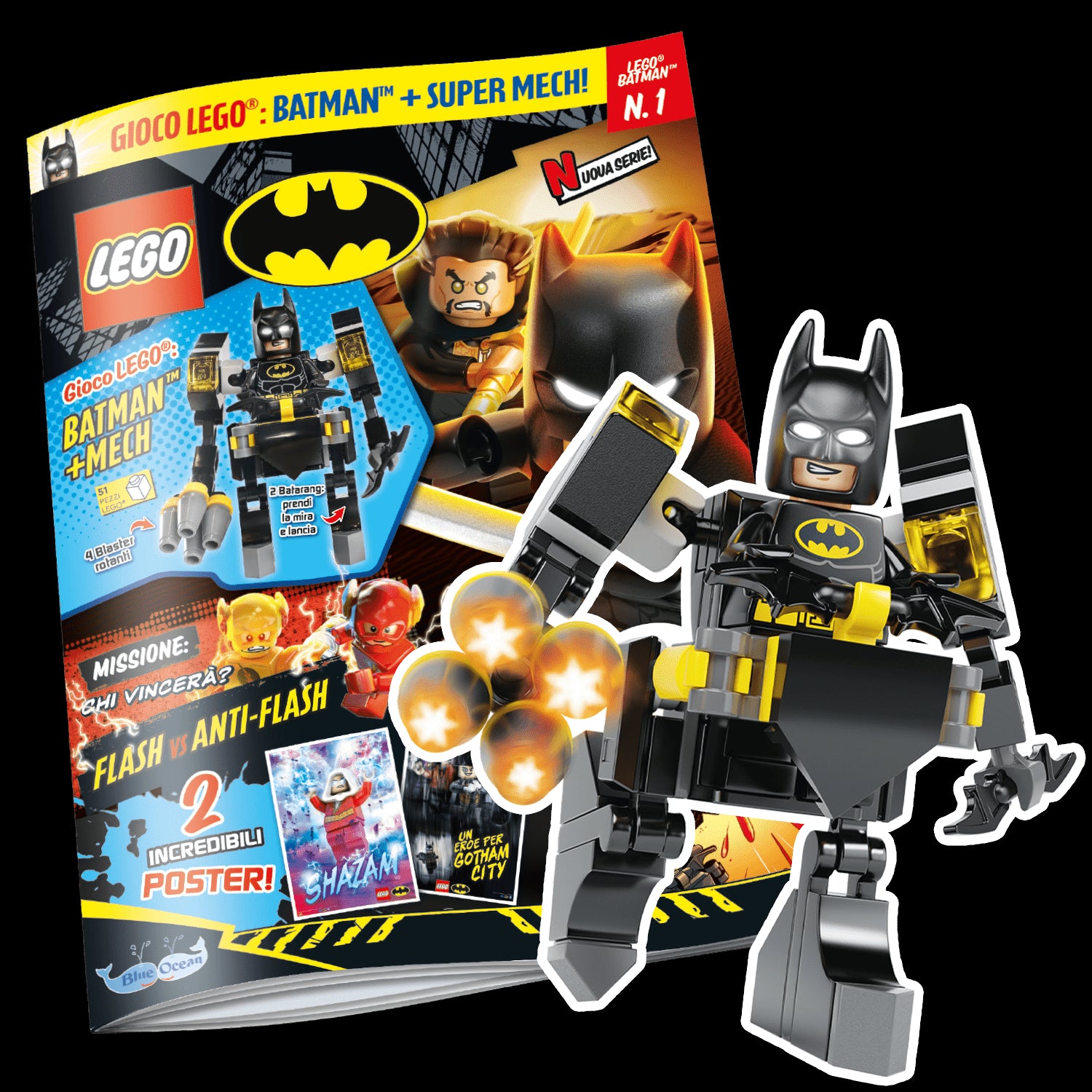 LEGO BATMAN N.1 - BATMAN + SUPER MECH