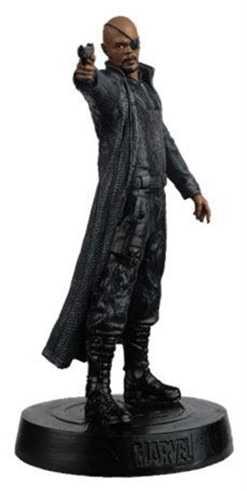 MARVEL FIGURE & MAGAZINE - NICK FURY 13CM