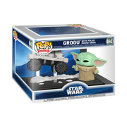 STAR WARS: MANDALORIAN & GROGU (2026) S2 - POP FUNKO MOVIE MOMENT VINYL FIGURE 840 GROGU W/ POLAR MOUSE DROID 9CM