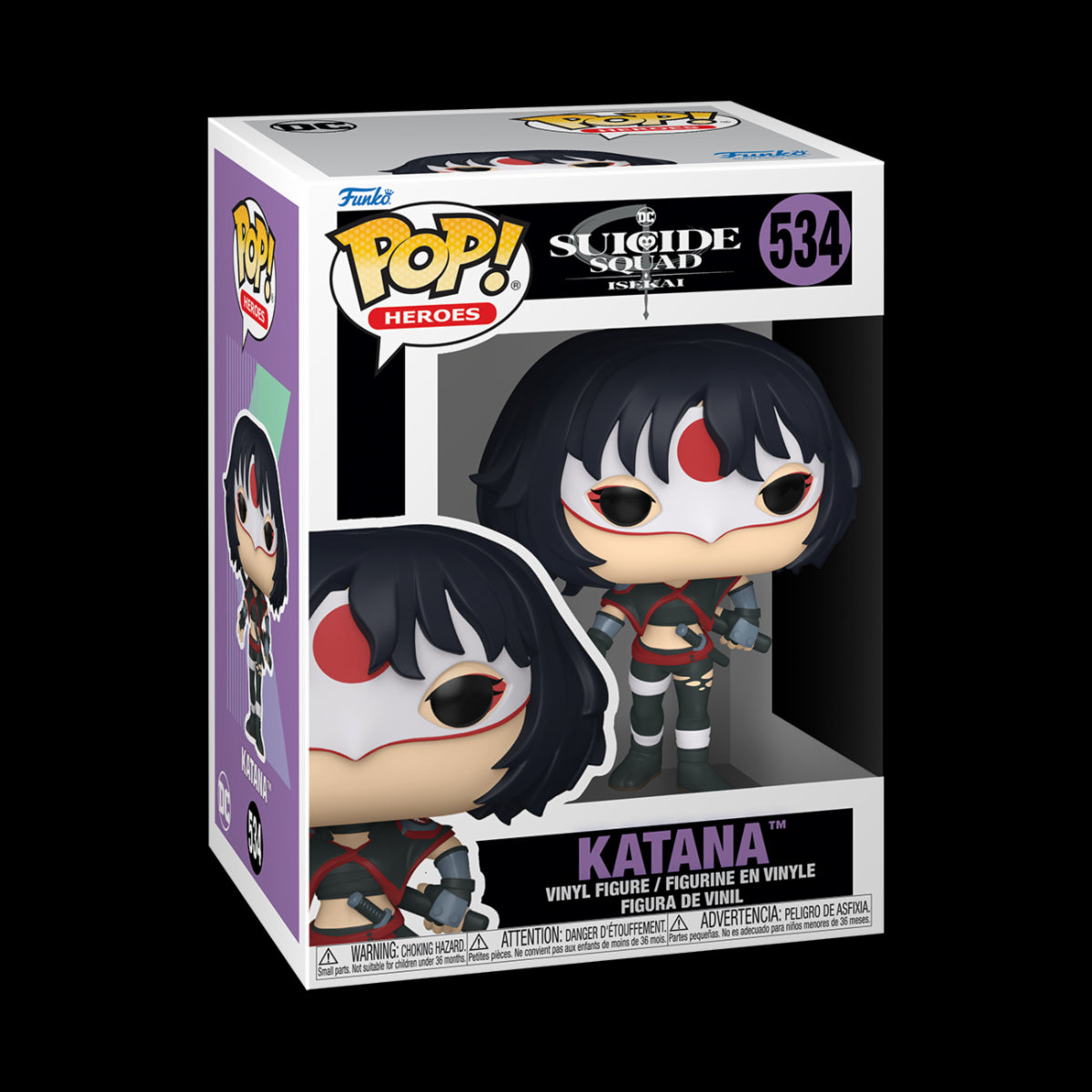 DC COMICS: SUICIDE SQUAD ISEKAI - POP FUNKO VINYL FIGURE 534 KATANA 9CM