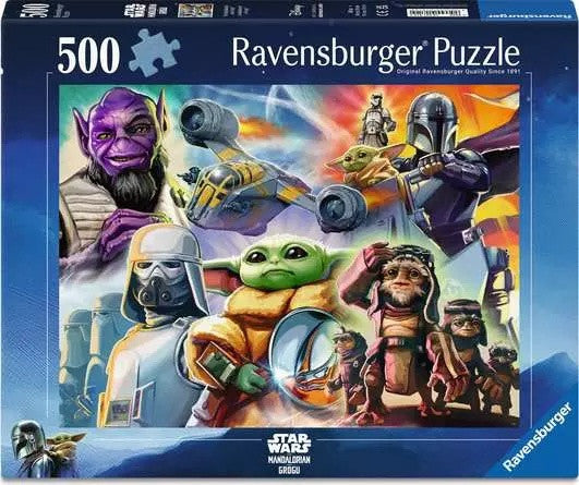 01812 - PUZZLE 500 PEZZI - THE MANDALORIAN AND GROGU
