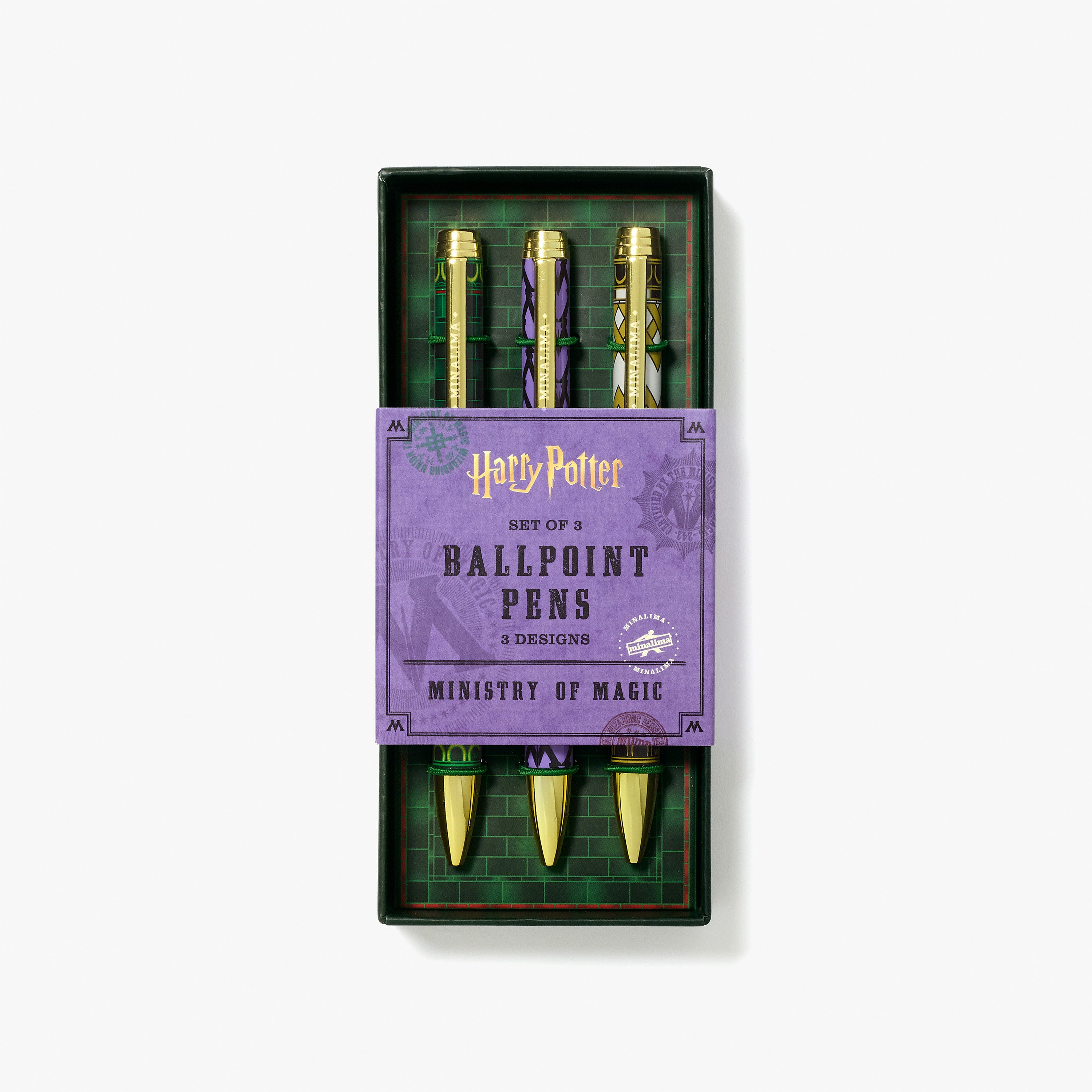 HPMULTIPEN01 - HARRY POTTER - MINISTERIAL PATTERNS PEN SET